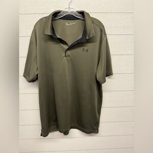 Under Armour Men's Dark Green Polo Shirt